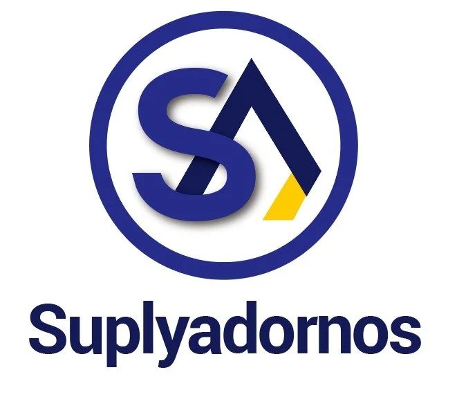 Suplyadornos logo with S and A design